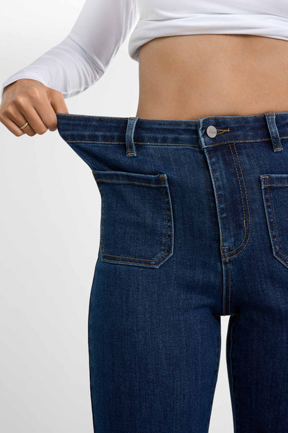 Retro utsvängda jeans