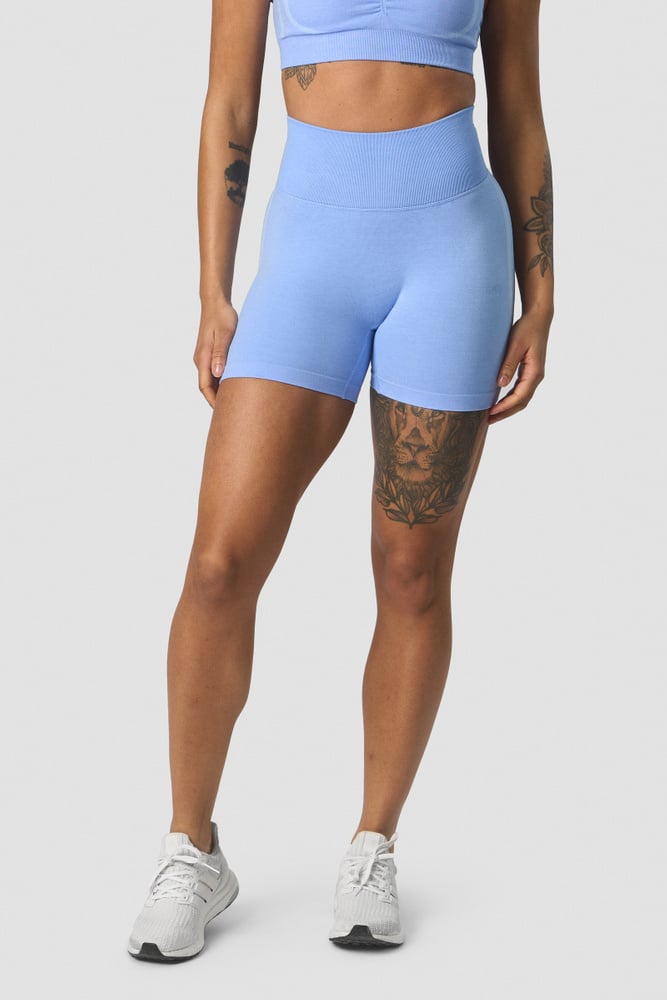 rush seamless shorts soft blue melange