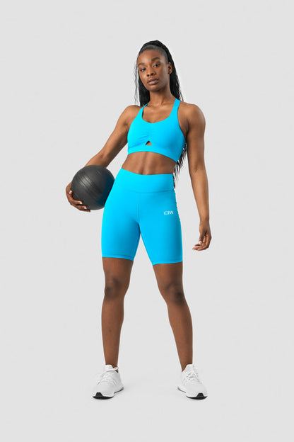 scrunch adjustable sports bra blue