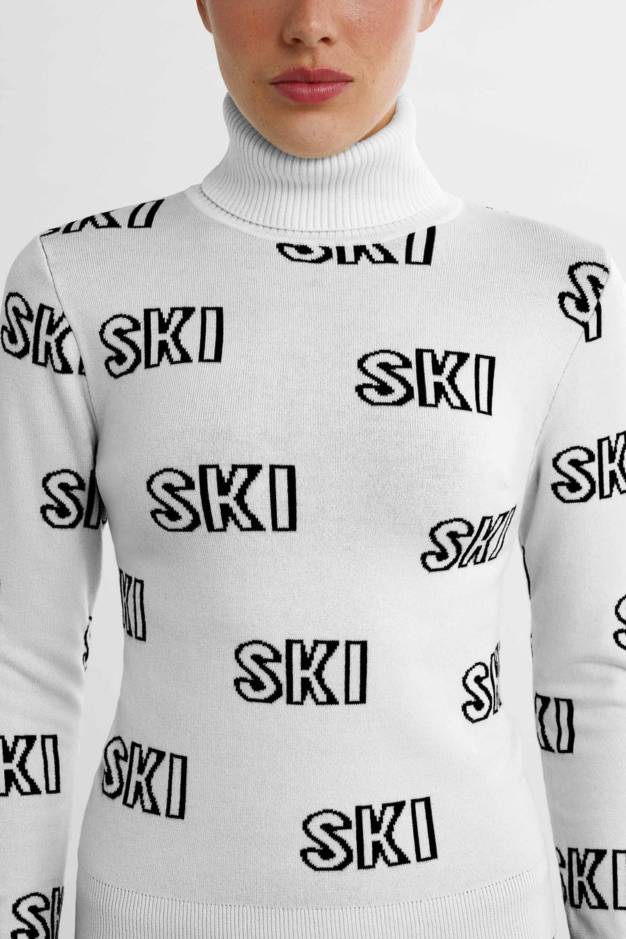Ski Society Tröja · Vit svart