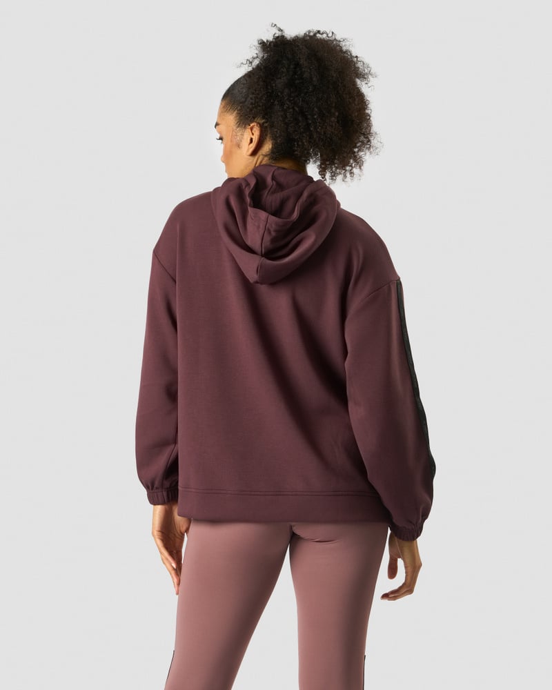 stance hoodie wmn burgundy