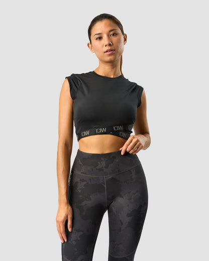 ultimate training cropped t-shirt black