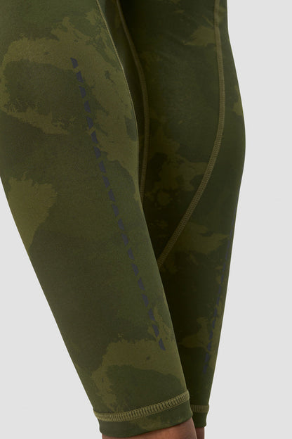 ultimate training tights wmn green camo